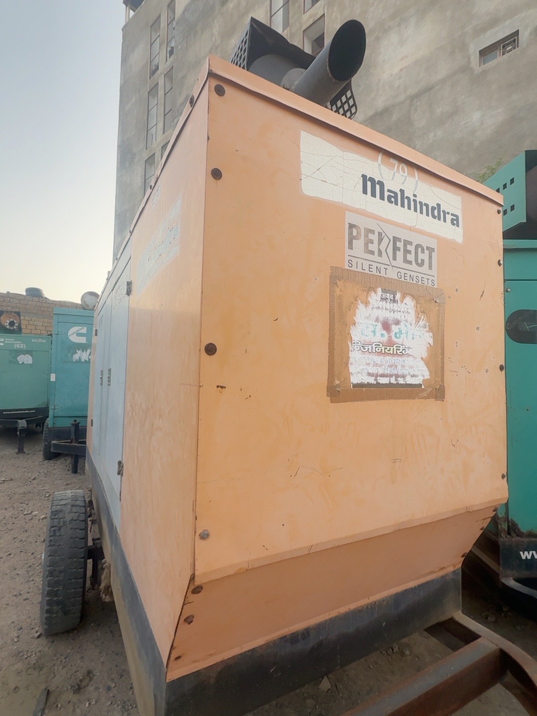 Silent diesel generator